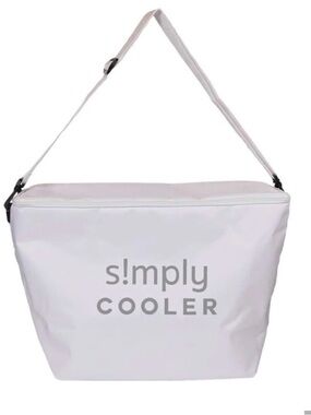 Simply Tote Cooler in white New with tags